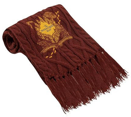 Cinereplicas Harry Potter Schal Karte des Rumtreibers, offizielles Lizenzprodukt