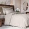 Housse de Couette Gris clair 3 Pièces 240x260 cm – Housse de Couette et 2 Taies d’Oreiller 65x65 cm – Douce Microfibre Polyester, Anti-Froissement, Lavable en Machine, avec Fermeture Éclair et Liens