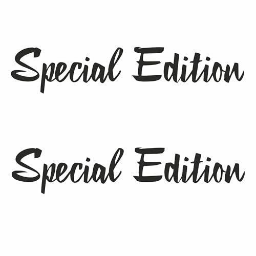 Special Edition Aufkleber 2 Stück 20 x 4 cm viele Farben Sticker für Motorrad Wohnmobil Auto und alle glatten Flächen