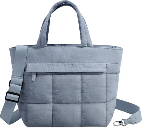 VASCHY Klein Puffer Bag, Lightweight Damen Mini Puffy Tote Bag für Tägliche Reisen Fitnessstudio