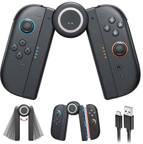 FASTSNAIL Aufladehalterung für Switch 2 für JoyCon 2, Giffe Kompatibel mit Nintendo Switch 2, Zubehör für Switch 2(NICHT für Switch 2017)