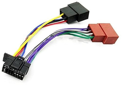 XUBOR 16Pin Car Stereo Radio Harness ISO for Sony Radio 2013+ ISO Plug Auto Adapter Wiring Harness Connector Car Radio Adapter Cable