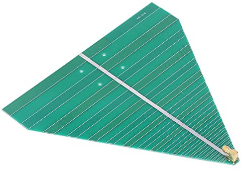 ZJchao Uwb Log Periodic Antenne, 600 MHz Bis 6000 MHz Frequenzbereich Uwb Ultra Wide Band mit SMA K-Anschluss für WLAN und Ultra Wideband-Anwendungen