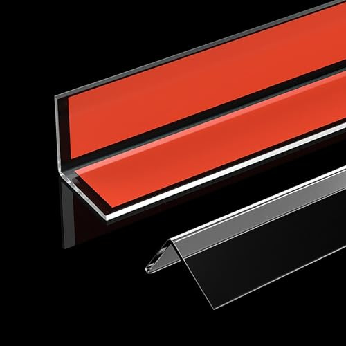 3 Stück Eckschutzkanten Klarer Eckenschutz Kunststoff Selbstklebend Eckzierleiste Durchsichtiger Wandecke SchüTzen/Reparieren(W:17MM,L:80CM)