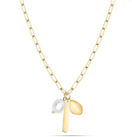 s.Oliver Damen Schmuck – Halsketten & Armbänder mit Perlen-, Tag- und organischen Elementen aus Edelstahl – Elegant, Modern & Alltagstauglich