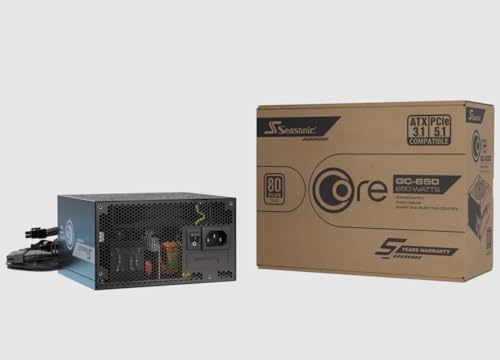 Seasonic Bloc d'alimentation 650 W Core GC-650 ATX3 (80+Gold)