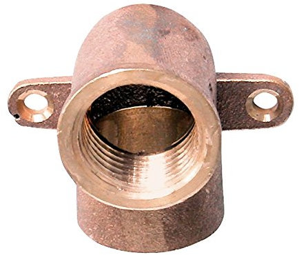 Sanitop-Wingenroth Rotguss-Wandscheibe Nummer 4472G, 2 Stück, 15 mm x 1/2 Zoll IG, 11224 6