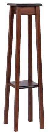 Colonna in Legno Noce arredo casa Ingresso portavaso portatelefono h110 (110)