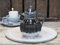 Chic Antique ° - Caraffa termica romantica in stile rustico, colore: argento, 0,6 l
