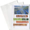Exacompta 58500E 100er Pack PP-Kunststoff Aktenhüllen. Für DIN A4 transparent genarbt oben und seitlich offen Plastikhülle Klarsichthülle für Büro und die mobile Organisation