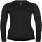 Odlo Thermounterwäsche Damen Active Warm I Langarm Thermoshirt I Warme Skiunterwäsche Langarm Thermoshirt mit Rundhals I Damen