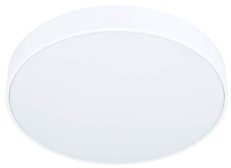 EGLO Access LED Deckenleuchte Zubieta-A, 1 flammige Wandlampe, Aufbauleuchte aus Stahl und Kunststoff in Schwarz, Weiß, mit Fernbedienung, Farbtemperaturwechsel (warm, neutral, kalt), dimmbar, Ø 30 cm