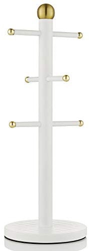 Swan SWKA17520WHTN Gatsby 6 Branch Mug Tree, White, One Size