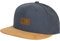 Reell Suede Snapback Cap (one Size, Charcoal)