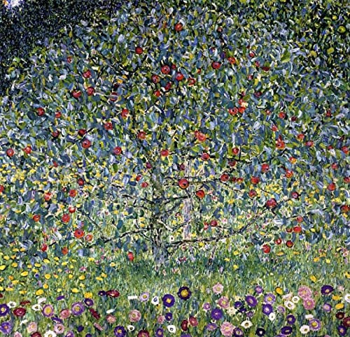 Apfelbaum Gustav Klimt - DIY 5D Diamant Malerei Kreuzstich Kits Stickerei Voller Runder Bohrer Dekor Kunst Handwerk 30x40cm
