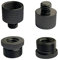 VOCIBO® Gewindeadapter 4 Stück 3/8“ auf 5/8“ & 5/8“ auf 3/8“, Stativ Adapter Aus Aluminiumlegierung, 3/8 auf 5/8 Adapter für Lautsprecher Stative Lampenstative Kamerastative Mikrofonstativ