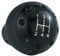 Temzzer 5 Speed Gear Knob Ball Gear Shift Handle Leather Shifter Lever Head for Most Manual Vehicles (Black)