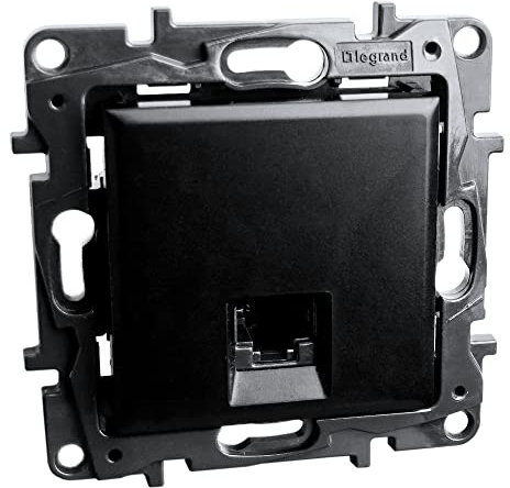 Niloe Prise d'ordinateur RJ45 CAT6A STP Noir