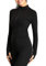 Abtel Women Gym Top Full Zip Running Sports Jacket Activewear Long Sleeve Tops Quick Dry Athletic Workout Tops Jackets M Black