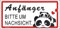 Facaii 2st Fahranfänger Auto Magnetschild, Bitte um Nachsicht!20 x 10 cm Anfänger Fahranfänger Magnetaufkleber PKW Schild