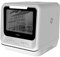 PremierTech Mini Lavastoviglie Portatile, Da Campeggio, Barca, Casa Vacanze, Hotel, Bed & Breakfast, 6 programmi, Compatta, Minimo Ingombro, Da Tavolo Appoggio, Lavaggio Frutta Biberon, PTLS2
