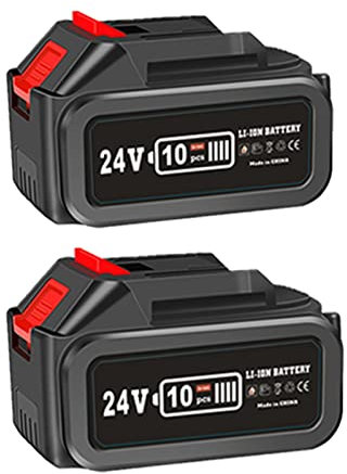 2 Batterie di Ricambio 21 V 4,0 Ah, per Utensili Compatibili con I Modelli Makita, come Decespugliatori a Batteria, Mini Motoseghe, ecc.