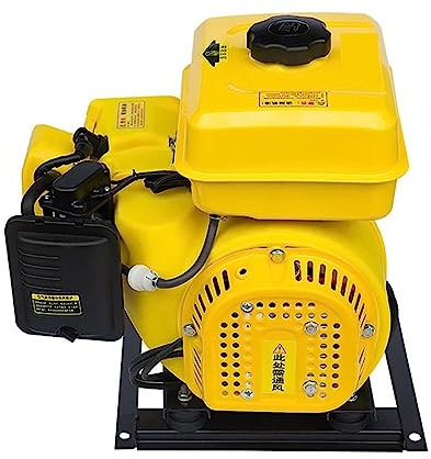 Generador de gasolina for vehículos eléctricos de 5KW, extensor de rango, generador de triciclo eléctrico de conversión de frecuencia automática de arranque eléctrico ( Color : Integrated Tank , Size