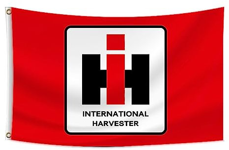 Internationale Harvester-Flagge, 90 x 152 cm, Auto-Banner für Garage, Zimmer, Männerhöhle
