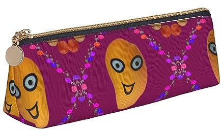 Smiley Mango Große Kapazität Federmäppchen Stift Einfache Schreibwaren Tasche Büro Organizer Marker Pouch Multifonction Box Make-up Tasche