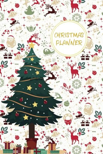 Christmas and New Years Planner - Budget Organiser Notebook, Gift Ideas, Meal Planner and Shopping List