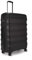 ANTLER - Juno Hard Shell Large Suitcase - Durable, Lightweight & Expandable, 4 Spinner Wheels - Adjustable Handle, TSA Lock, 79cm - Black