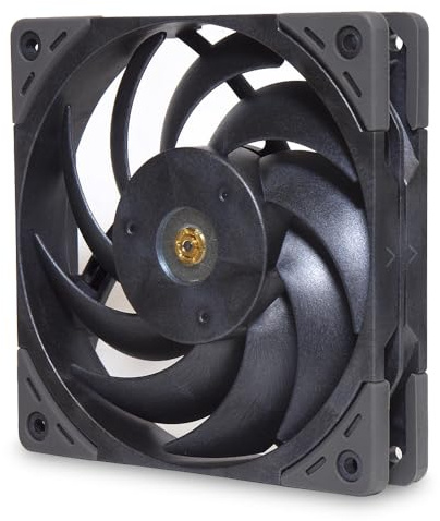 SCYTHE Grand Tornado 120 PWM 2000 RPM Ventilador de caja con polímero LCD, imán fuerte Nd-Fe-B, marco de cubo de metal