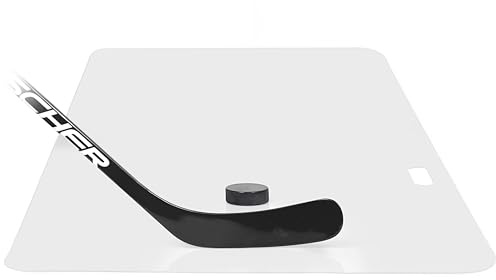 ACE HOCKEY Schießunterlage 61 x 121,9 cm – schießen wie auf echtem Eis – Üben Sie Schießen, Stickhandling, Pass-Fähigkeiten auf 8 m² – praktisches Off-Eis-Training – einfach zu tragen – synthetische