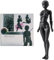 Obelunrp Zeichnen von Mannequin, PVC simuliertes Fähigkeitsmanikin, DIY Artikulated Zeichenfigur, Zeichnungsmodell zum Skizzieren von Malkünstlern (weiblich)