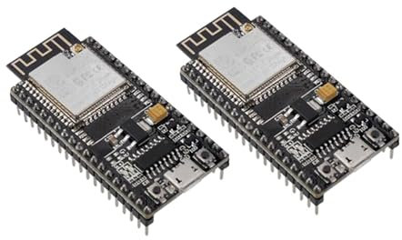 Euroharry ESP32-WROOM32S Entwicklungsboard Wi-Fi+BT+BLEMCU Modul mit Antenne Mikrocontroller WirelessBluetooth WiFi Modul （2PCS）