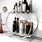 LZDMY Makeup Organiser 2 Tier, Skincare Storage Organizer for Dressing Table, Perfume Organiser Acrylic Display Holder, Cosmetics Toiletries Organizer for Bathroom