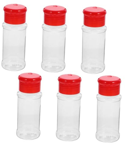 Alipis Ensemble de Salières Et Poivrières Polyvalentes 6 Pièces/paquet Pots D'assaisonnement de Cuisine pour Barbecue en Plein Air à La Maison