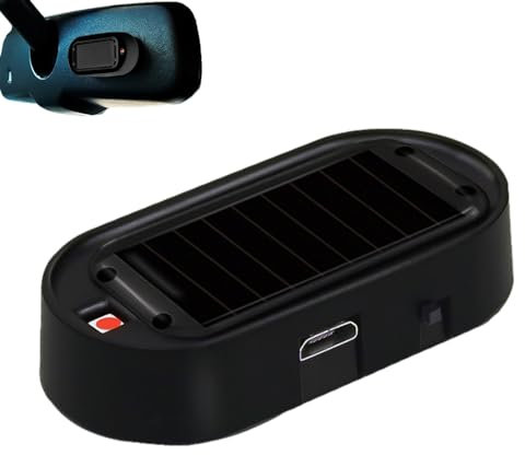 Tuxxjzm Fausse lumière d'alarme de voiture, fausse alarme de voiture | Système de sécurité de voiture à lumière clignotante LED,Produits de sécurité automobile, dispositif antivol de voiture, systèmes