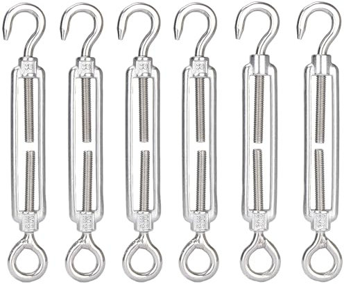 YAMASO 6 tendeurs de câble M6 en acier inoxydable 304