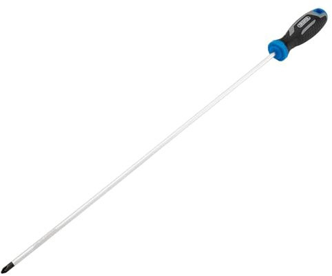 Draper Phillips Soft Grip Screwdriver, PH2 x 450mm - 13363 - Magnetic Tip, CRV Blade
