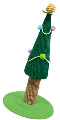 MagiDeal Cat Scratching Post for Indoor Cats,Kitten Kitty Sisal Scratch Christmas Tree,Cat Post,Kitty Scratching Toy for Kitten, L