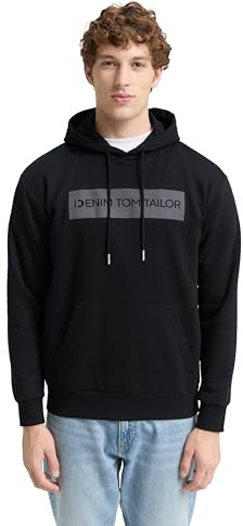 Tom Tailor Denim Herren Hoodie Sweatshirt mit Print
