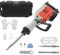 3500W 58J Demolition Hammer,1800 BPM Jackhammer,with 2 Replaceable Chisels,360°Anti-Vibration Rotary Handle, Electric Chisel for Concrete Breaking and Heavy-Duty Work