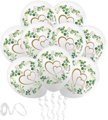 Decorazioni Matrimonio, Palloncini Matrimonio, 20 Pezzi Palloncini Nuziali Cuore per Wedding Party Addobbi