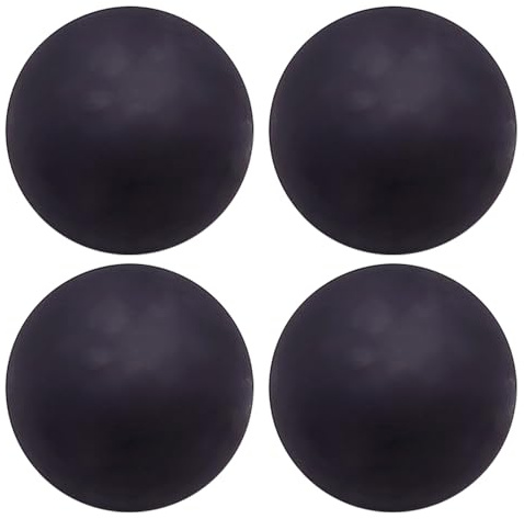 Générique Squash Ball Beginner – Bouncy Squash Ball, 4 x High Elasticity Rubber Bounce, hohe Sichtbarkeit, Gummi, Hollow Balls, Anfänger, Training