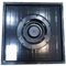 TOWARDSNAN 8W Solar Power Ventilation Fan Without Battery Solar Roof Vent Fan Weatherproof PC Shell For Sheds Greenhouses Cabins