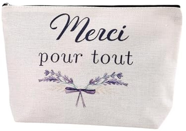 Cadeau Merci Maitresse Trousse Maquillage Cadeaux Merci Original pour Maman Mamie Belle Mere Cadeau Anniversaire Marraine Amie Cadeau Retraite Maitresse Collegue Soeur Cadeaux Noel Femme