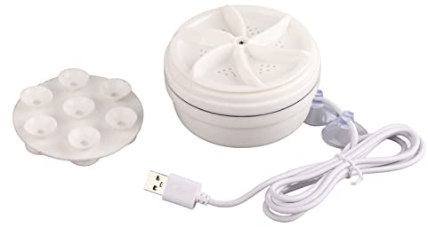 Lavadora de turbina Onda de ultrasonido 60W Mini Lavadora portátil Viaje hogar Negocio