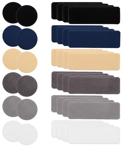 36 Stück Schuhflicken Für Löcher, 6 Farben Schuhe Ferse Reparatur Selbstklebende Sneaker Heel Repair Patch Schuhreparatur Sets Sneakers Reparatur Patches Klebeband Pads Für Sneaker High Heels