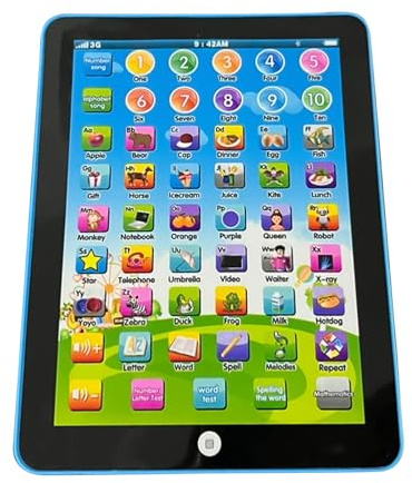 Kids Learning Tablet - Portable Touch Screen Activity For, Educational Games Learn Music/Words/Learning Letters/Alphabet,Education
